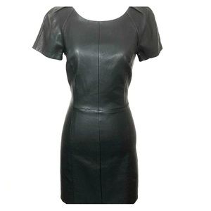Armani Exchange AE Vegan Leather Shift Dress 🔥